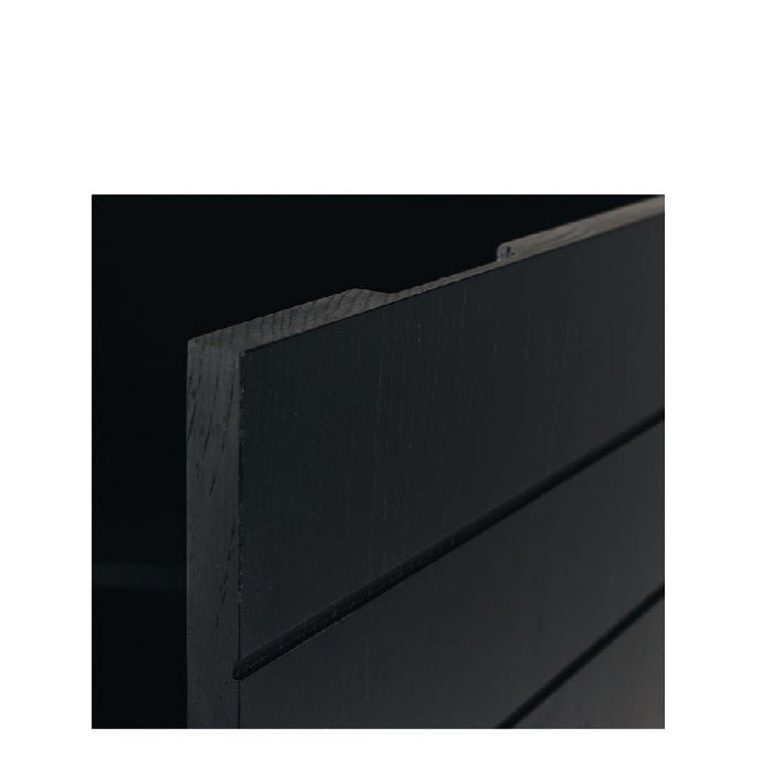 Etch Display Highboard (Black Oak) - Paulas Home & Living