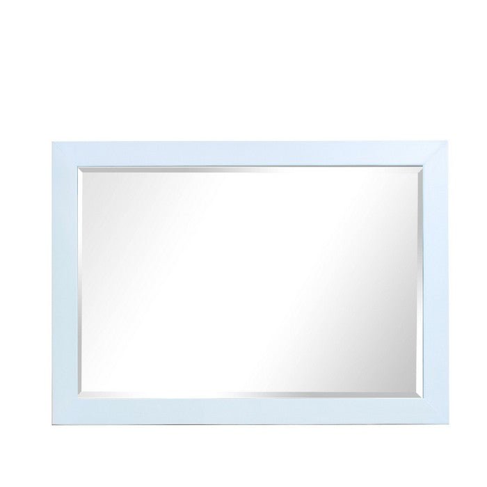 Flat Profile Dark Stain Frame Mirror 800 x 500 - Paulas Home & Living