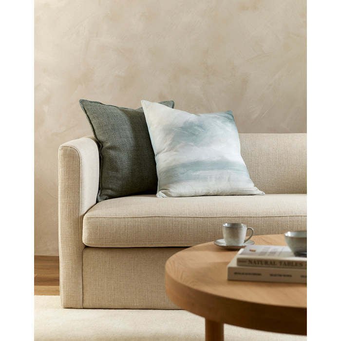 Flaxmill Sage Cushion (Linen) - Paulas Home & Living