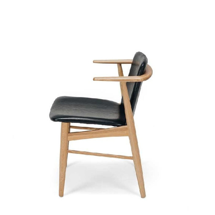 Flores Chair Vintage Black or Green PU