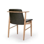 Flores Chair Vintage Black or Green PU