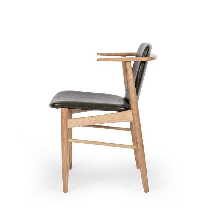 Flores Chair Vintage Black or Green PU