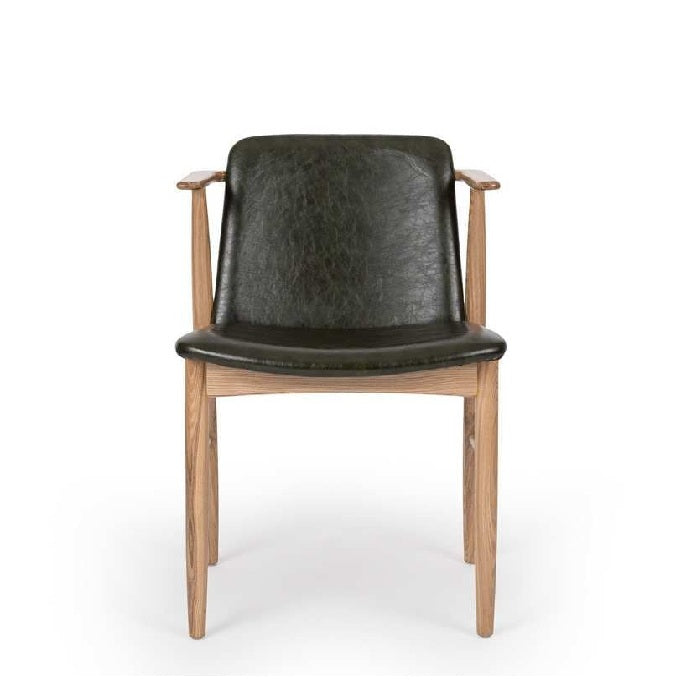 Flores Chair Vintage Black or Green PU