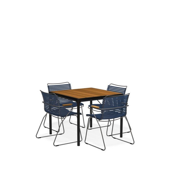 Four Outdoor Dining Suite 900sq with Click Chairs - Paulas Home & Living