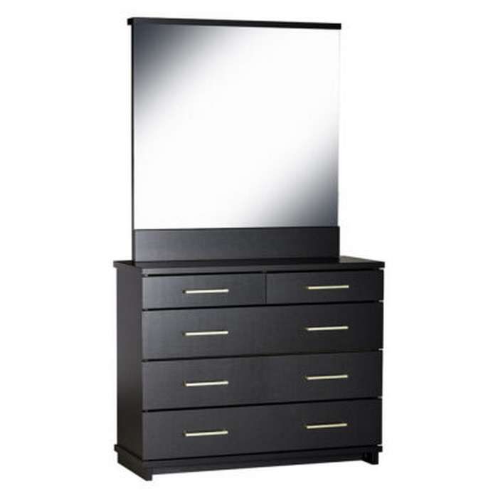 Fox Dresser with Mirror 5 Drawer - Paulas Home & Living