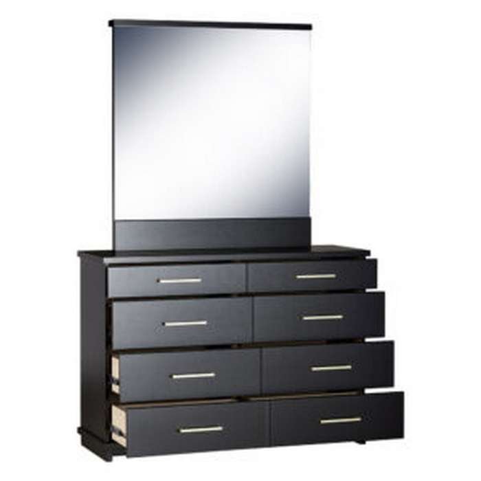 Fox Dresser with Mirror 8 Drawer - Paulas Home & Living