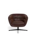 Franco Swivel Armchair in Leather - Paulas Home & Living