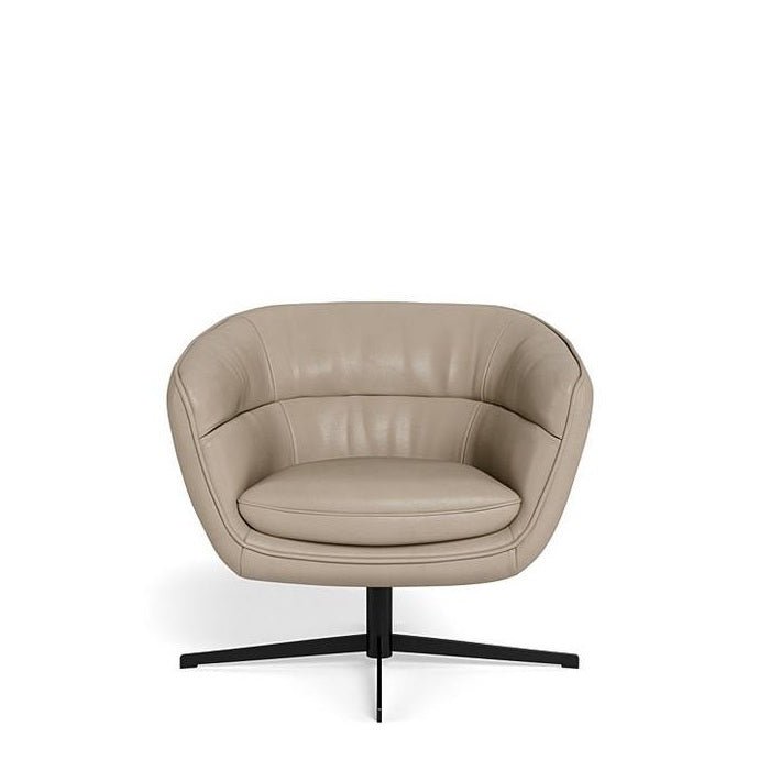 Franco Swivel Armchair in Leather - Paulas Home & Living