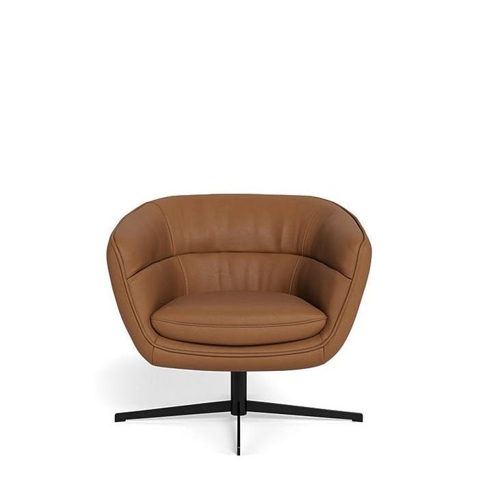 Franco Swivel Armchair in Leather - Paulas Home & Living