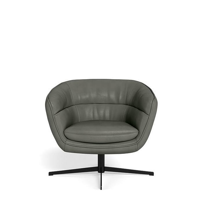 Franco Swivel Armchair in Leather - Paulas Home & Living