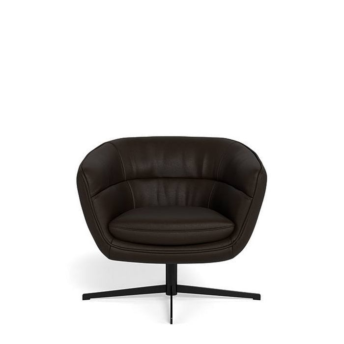 Franco Swivel Armchair in Leather - Paulas Home & Living