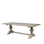 French Vintage Outdoor Dining Table 2400w - Teak - Paulas Home & Living