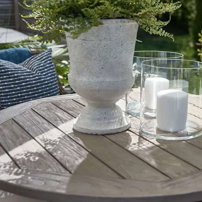 French Vintage Outdoor Dining Table Round 1200dia & 1500dia - Paulas Home & Living