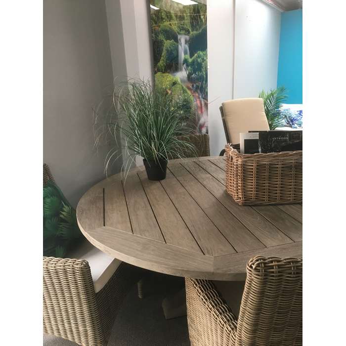 French Vintage Outdoor Dining Table Round 1200dia & 1500dia - Paulas Home & Living