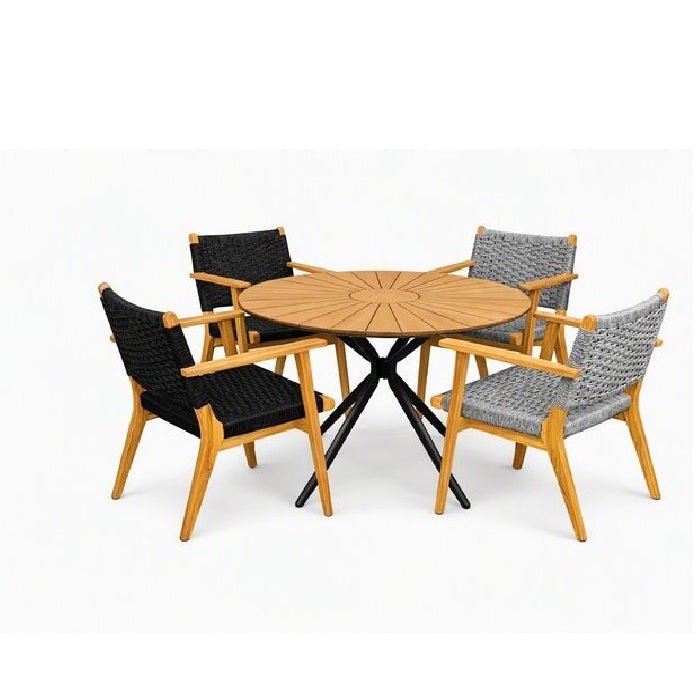Gemini Outdoor Dining Chair - Teak - Paulas Home & Living