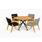 Gemini Outdoor Dining Chair - Teak - Paulas Home & Living
