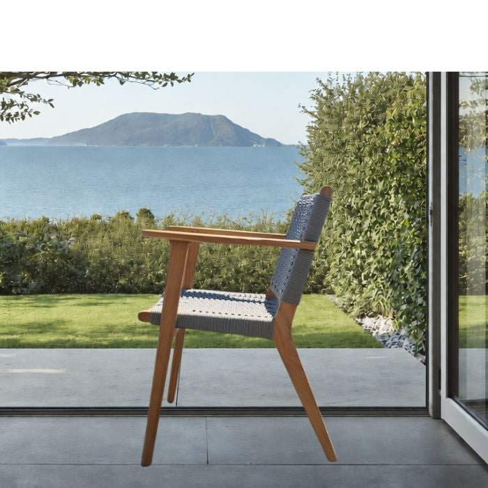 Gemini Outdoor Dining Chair - Teak - Paulas Home & Living
