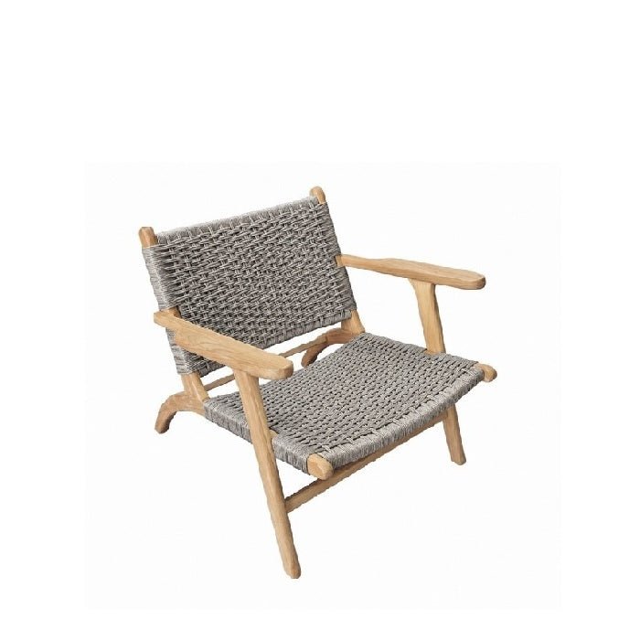 Gemini Outdoor Lounge Chair - Teak - Paulas Home & Living