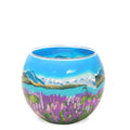 Glass Tealight Holder - Lupins Galore - Paulas Home & Living