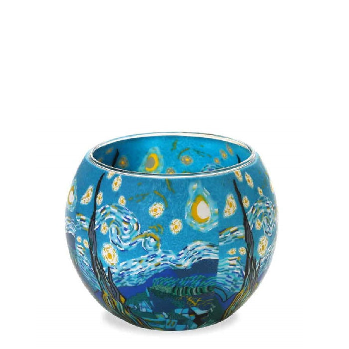Glass Tealight Holder - Starry Night - Paulas Home & Living