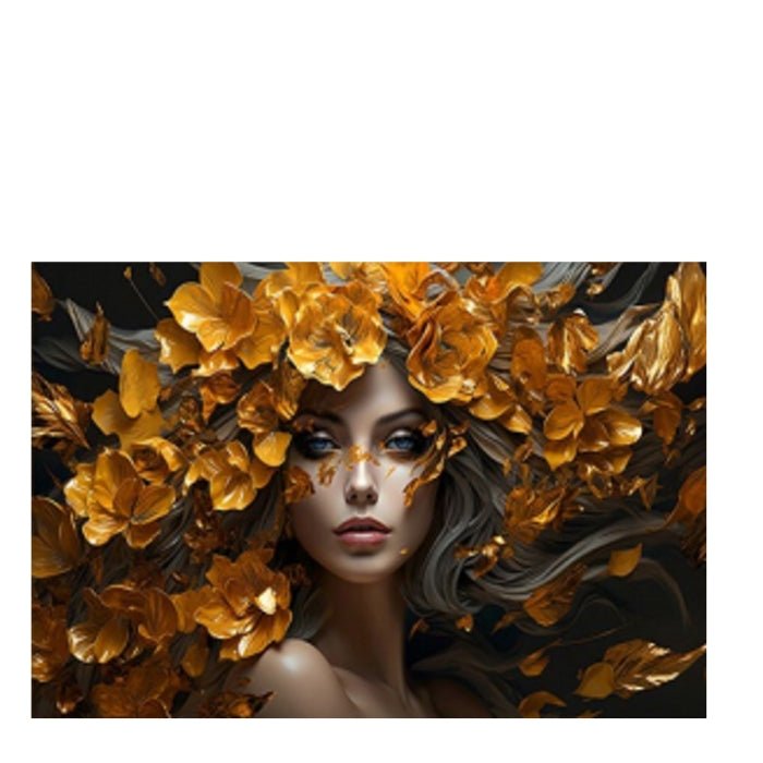 Golden Seraphine Perspex Art 1200x800 - NEW - Paulas Home & Living