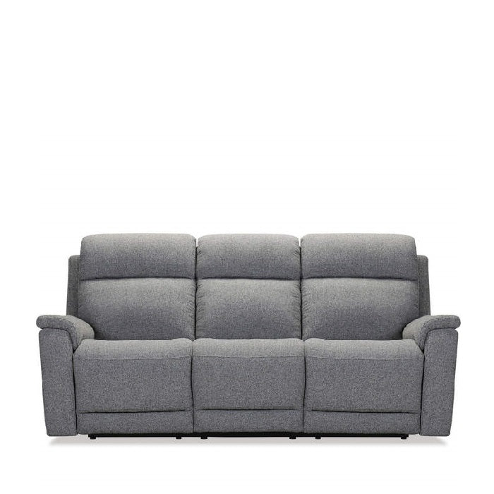 Grafton 3 - Seater Recliner Sofa - Grey fabric - Paulas Home & Living