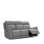 Grafton 3 - Seater Recliner Sofa - Grey fabric - Paulas Home & Living