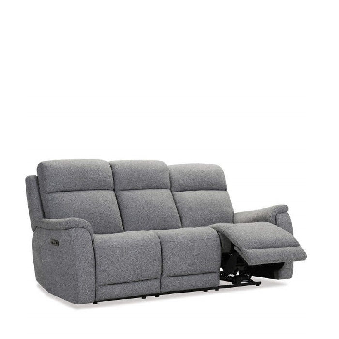 Grafton 3 - Seater Recliner Sofa - Grey fabric - Paulas Home & Living
