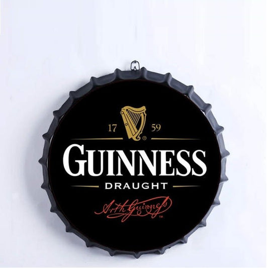 Guinness Bottle Top Sign - Paulas Home & Living