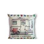 Happy Campers Vintage Cushion - Paulas Home & Living
