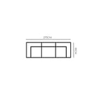 Harmony Modular 3 Seater - Olive - Paulas Home & Living