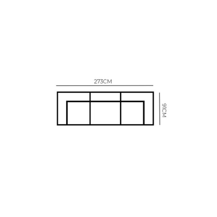 Harmony Modular 3 Seater - Olive - Paulas Home & Living