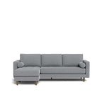 Harper 3 Seater Sofa with Reversible Chaise in Fabric - Paulas Home & Living