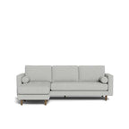 Harper 3 Seater Sofa with Reversible Chaise in Fabric - Paulas Home & Living