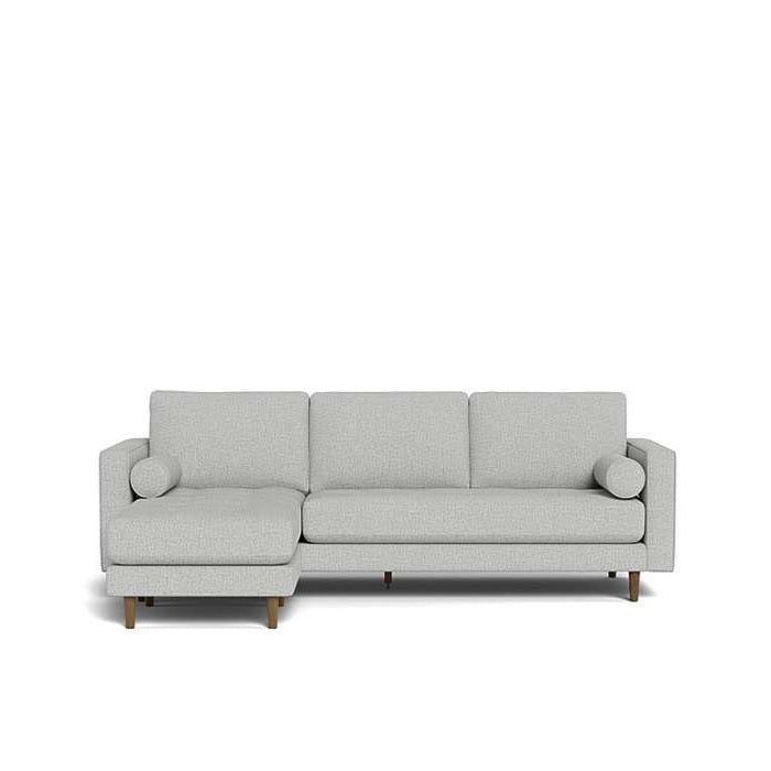 Harper 3 Seater Sofa with Reversible Chaise in Fabric - Paulas Home & Living