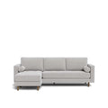 Harper 3 Seater Sofa with Reversible Chaise in Fabric - Paulas Home & Living