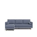 Harper 3 Seater Sofa with Reversible Chaise in Fabric - Paulas Home & Living