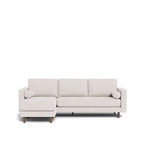 Harper 3 Seater Sofa with Reversible Chaise in Fabric - Paulas Home & Living
