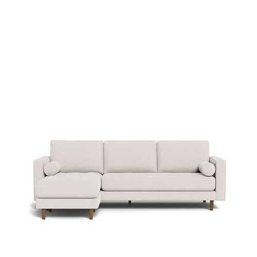 Harper 3 Seater Sofa with Reversible Chaise in Fabric - Paulas Home & Living