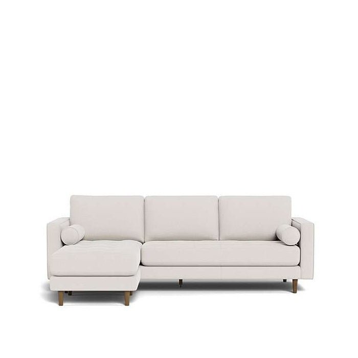 Harper 3 Seater Sofa with Reversible Chaise in Fabric - Paulas Home & Living
