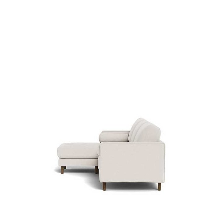 Harper 3 Seater Sofa with Reversible Chaise in Fabric - Paulas Home & Living
