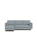 Harper 3 Seater Sofa with Reversible Chaise in Fabric - Paulas Home & Living