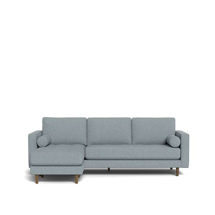 Harper 3 Seater Sofa with Reversible Chaise in Fabric - Paulas Home & Living