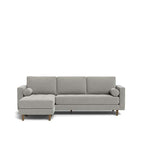 Harper 3 Seater Sofa with Reversible Chaise in Fabric - Paulas Home & Living