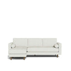 Harper 3 Seater Sofa with Reversible Chaise in Fabric - Paulas Home & Living