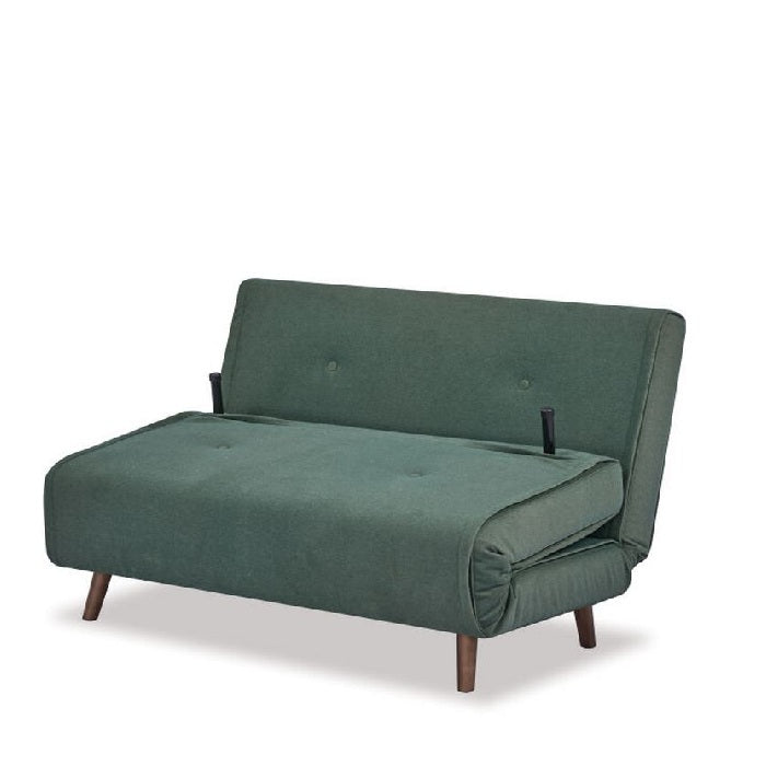 Haru 2 Seater Sofa Bed - Mohair Green - Paulas Home & Living