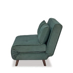 Haru 2 Seater Sofa Bed - Mohair Green - Paulas Home & Living