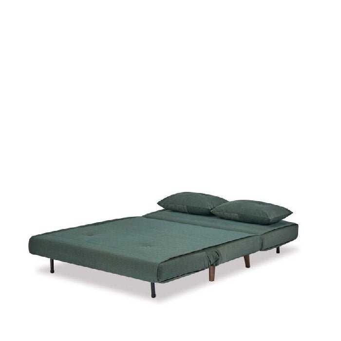 Haru 2 Seater Sofa Bed - Mohair Green - Paulas Home & Living