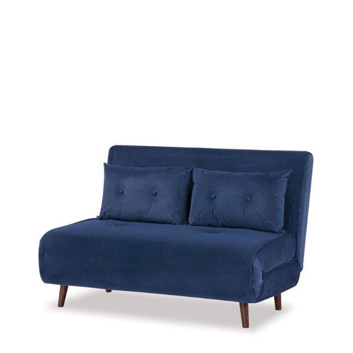 Haru 2 Seater Sofa Bed - Sapphire Blue - Paulas Home & Living