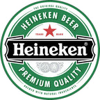 Heinekin Beer Coaster Set - Glass - Paulas Home & Living